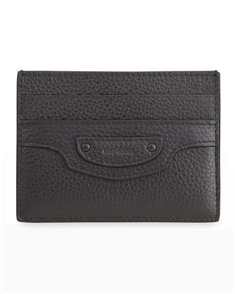 versace collection classic leather card case